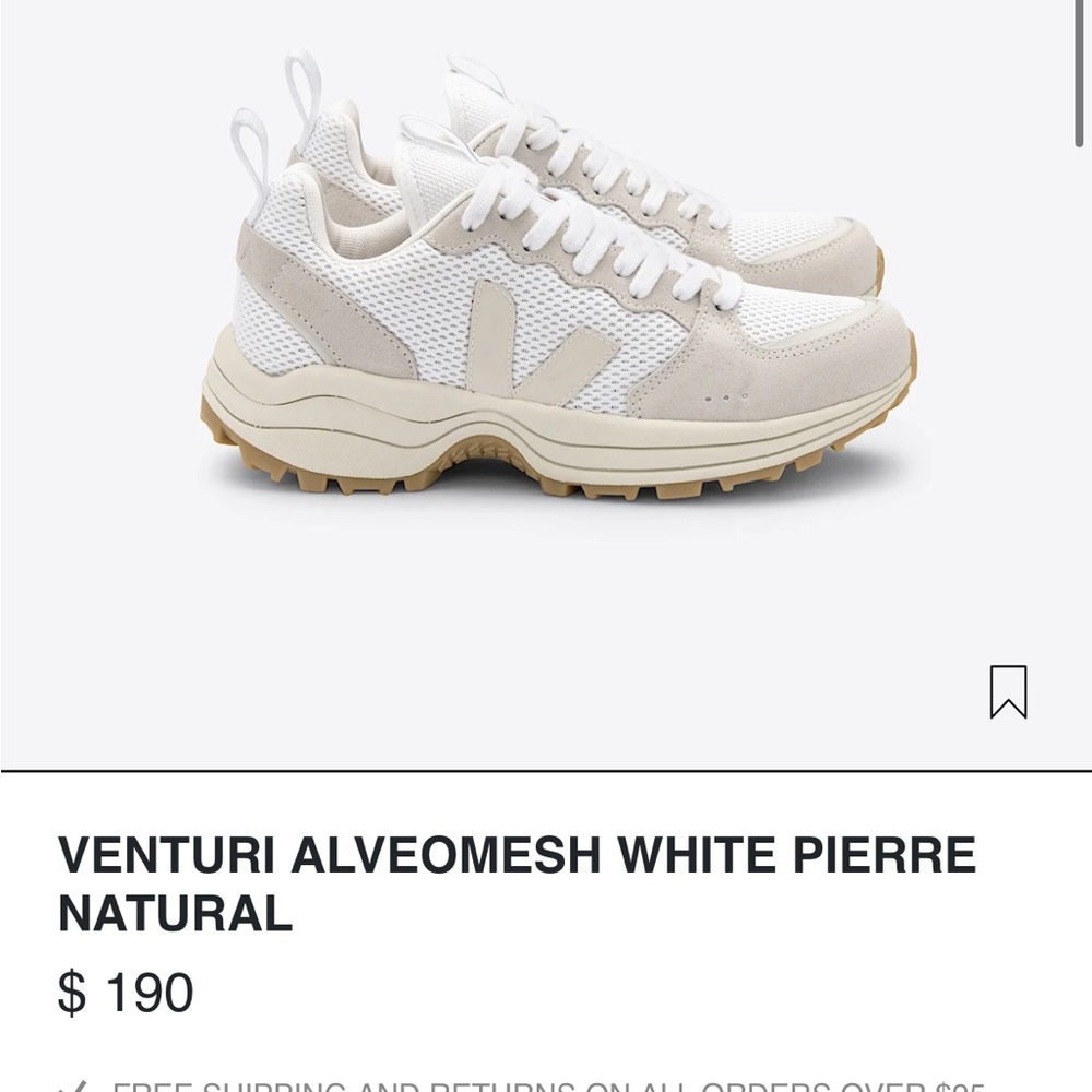 Veja Women's Off-White and Beige Sneakers